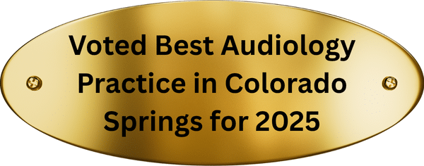 Voted Best Audiology Practice in Colorado Springs for 2025